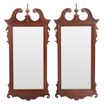 Pair of Federal Style Mahogany Wall Mirrors, Late 20th Century