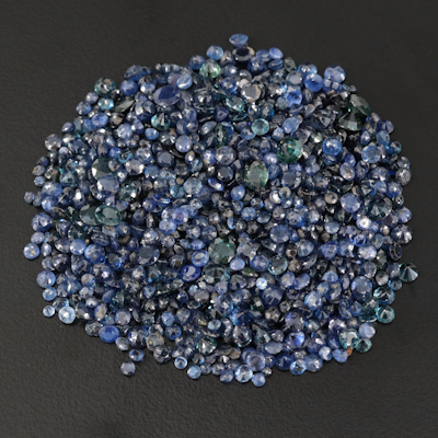 Loose 110.77 CTW Round Faceted Sapphire