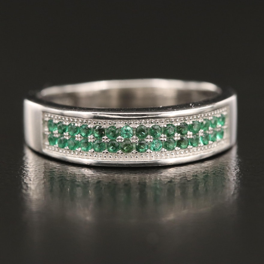 Sterling Cubic Zirconia Band