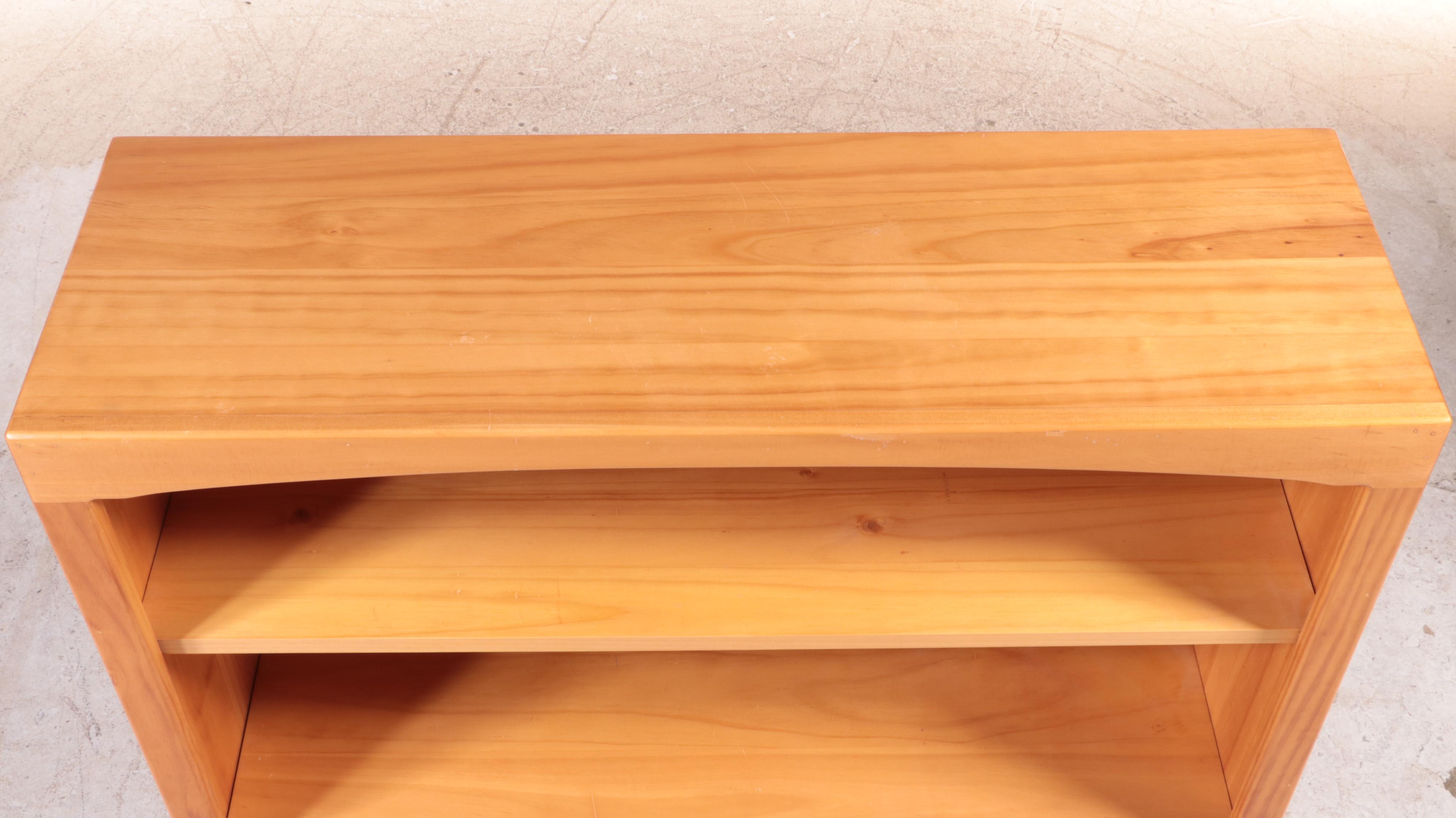 Woodcraft Furniture Primitive Style Pine Open Bookcase EBTH