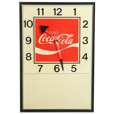 Attwood Coca-Cola Illuminated Advertising Wall Clock