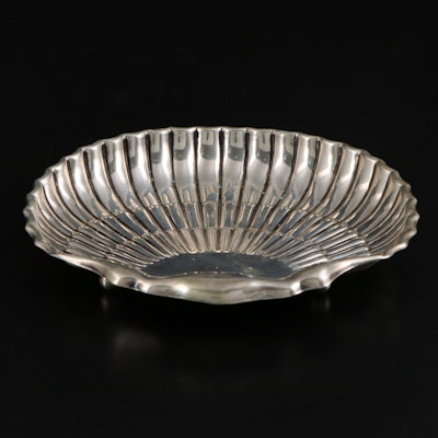 Fisher Sterling Silver Shell Form Serving Dish