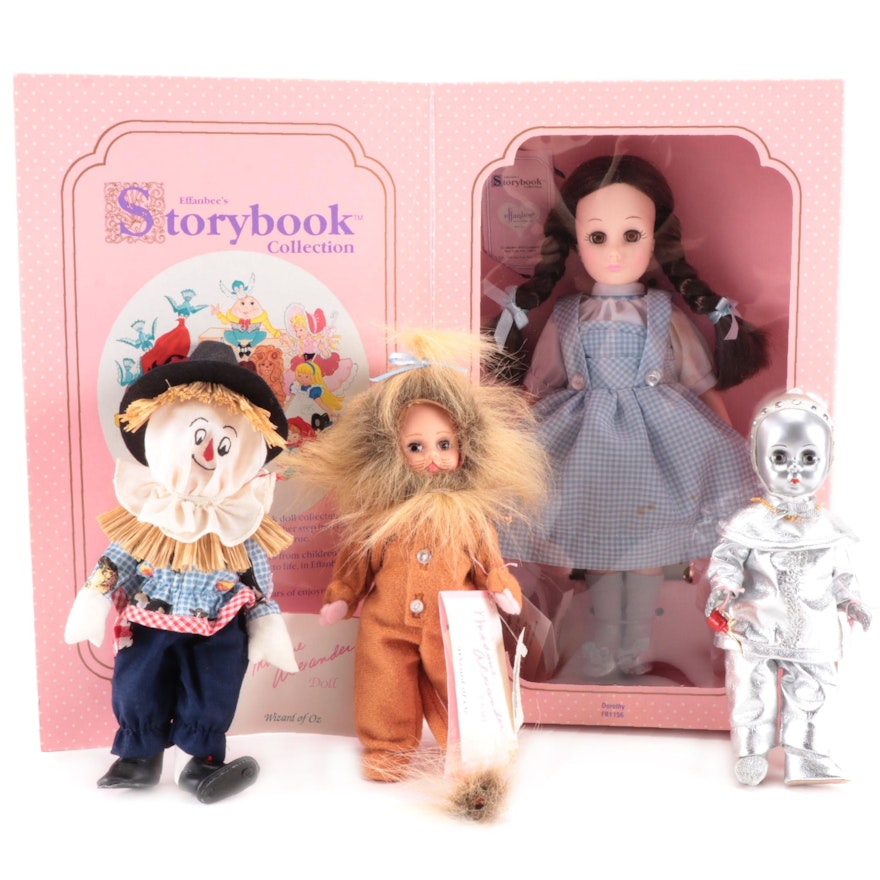 Effenbee "Dorothy" Doll with Madame Alexander "Wizard of Oz" Character Dolls
