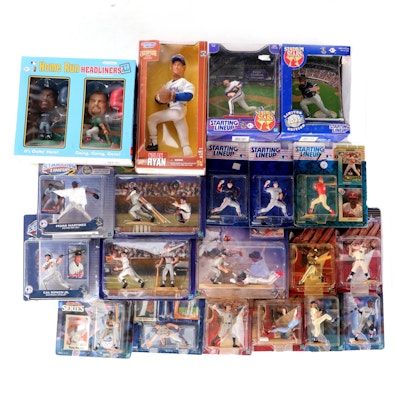 Kenner "Nolan Ryan" with Hasbro and Other Baseball Action Figures