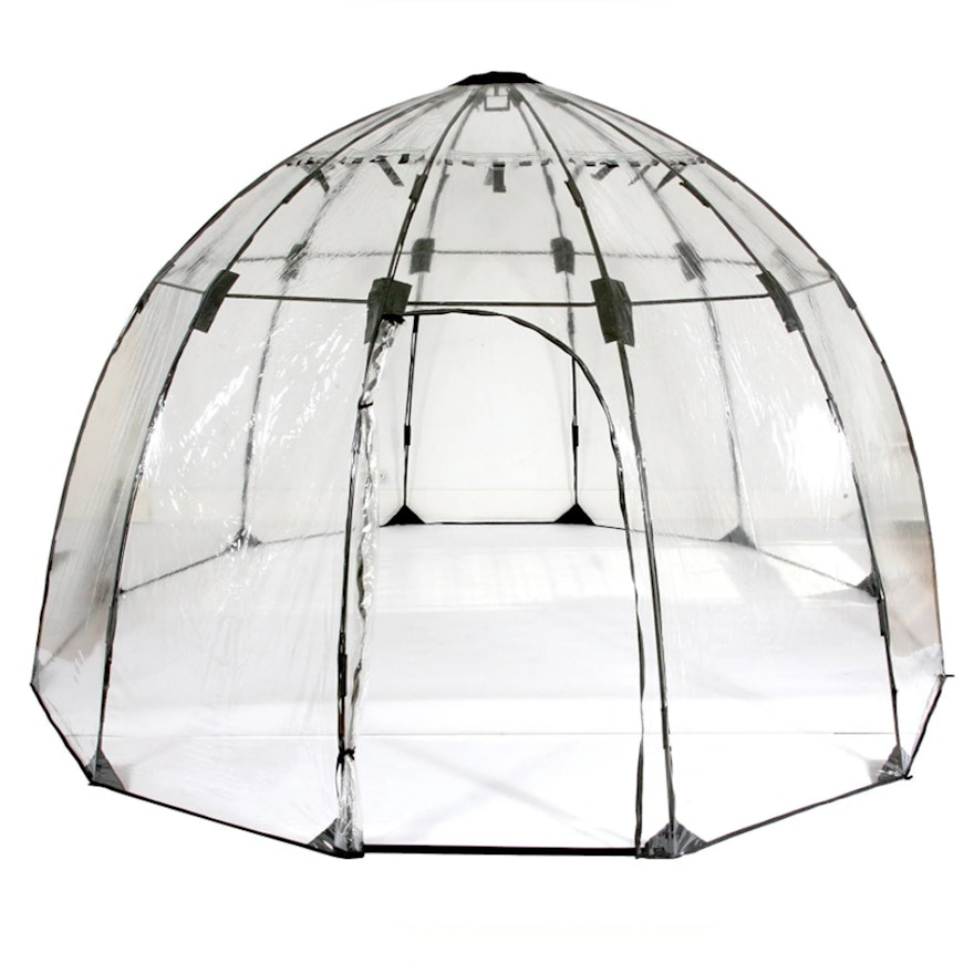 Haxnicks Dome Shaped Large Plastic Greenhouse