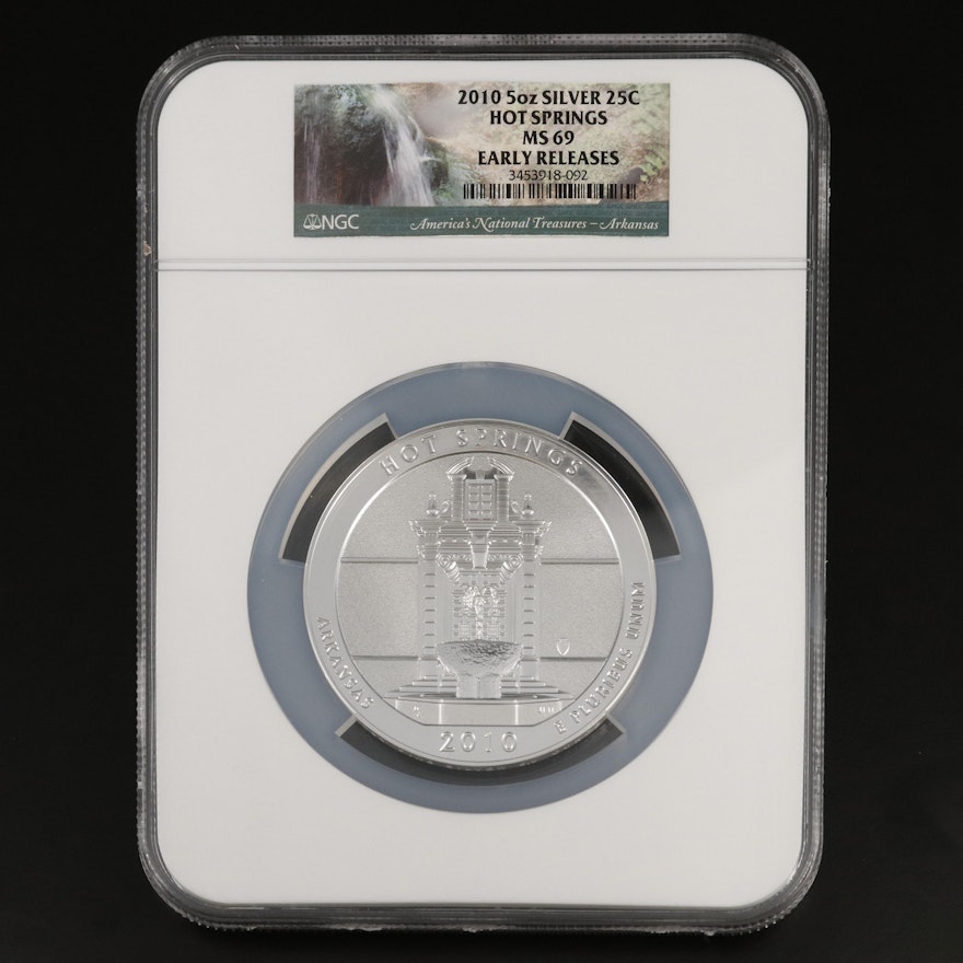 NGC Graded MS69 "Early Releases" 2010 America The Beautiful Quarter