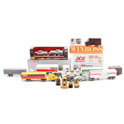Ertl, Lionel, Remco, Winross and More Toy Trucks, Cars and Construction Vehicles