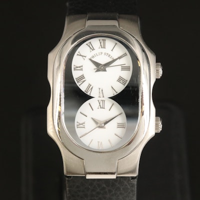 Philip Stein Signature Dual Time Zone Wristwatch