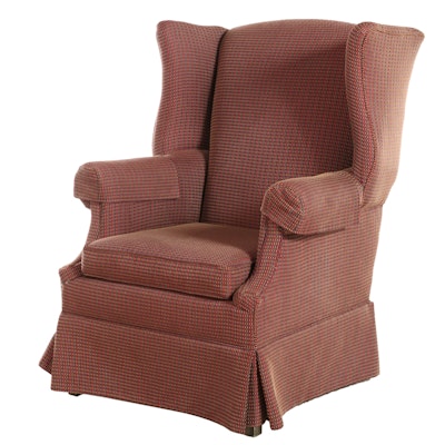 Clayton Marcus "Clayton House" Custom-Upholstered Wingback Armchair