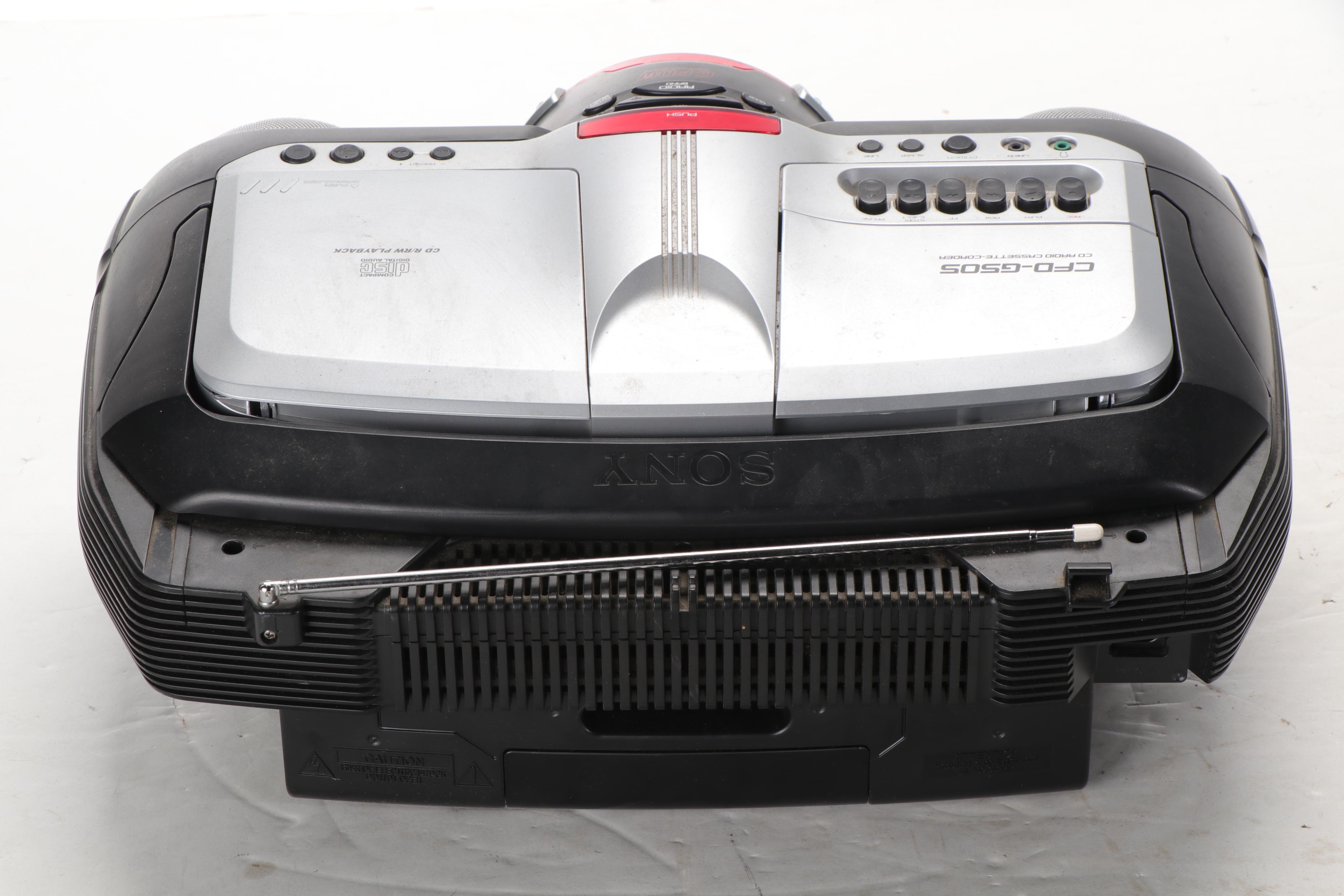 Sony Xplod CFDG505 Portable CD Radio Cassette Player EBTH