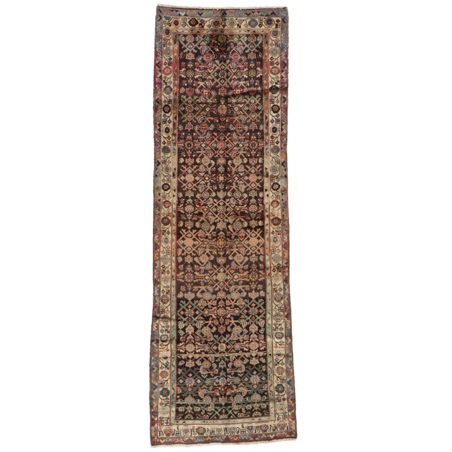 3'4 x 10'4 Hand-Knotted Persian Hamadan Long Rug