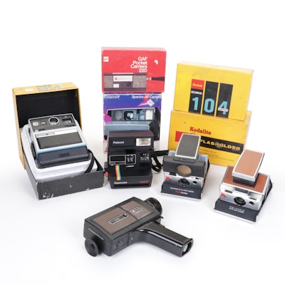 Kodak EK4 Instant Camera, Polaroid Spectra AF and Other Cameras