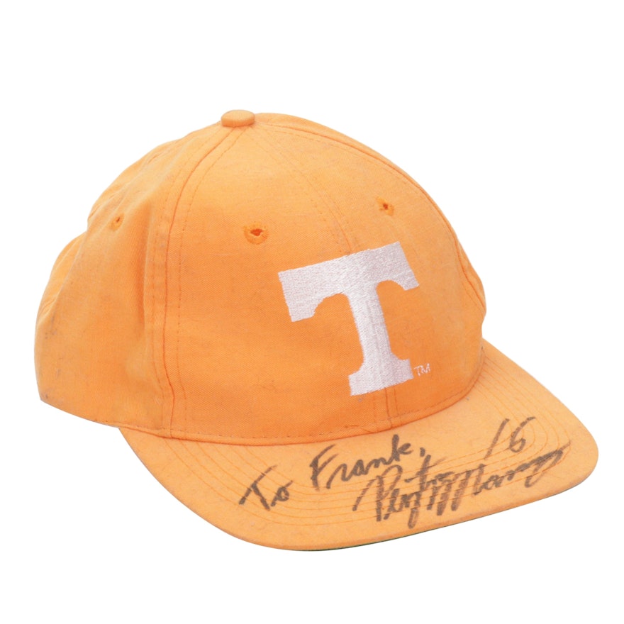 Peyton Manning Signed University of Tennessee Hat