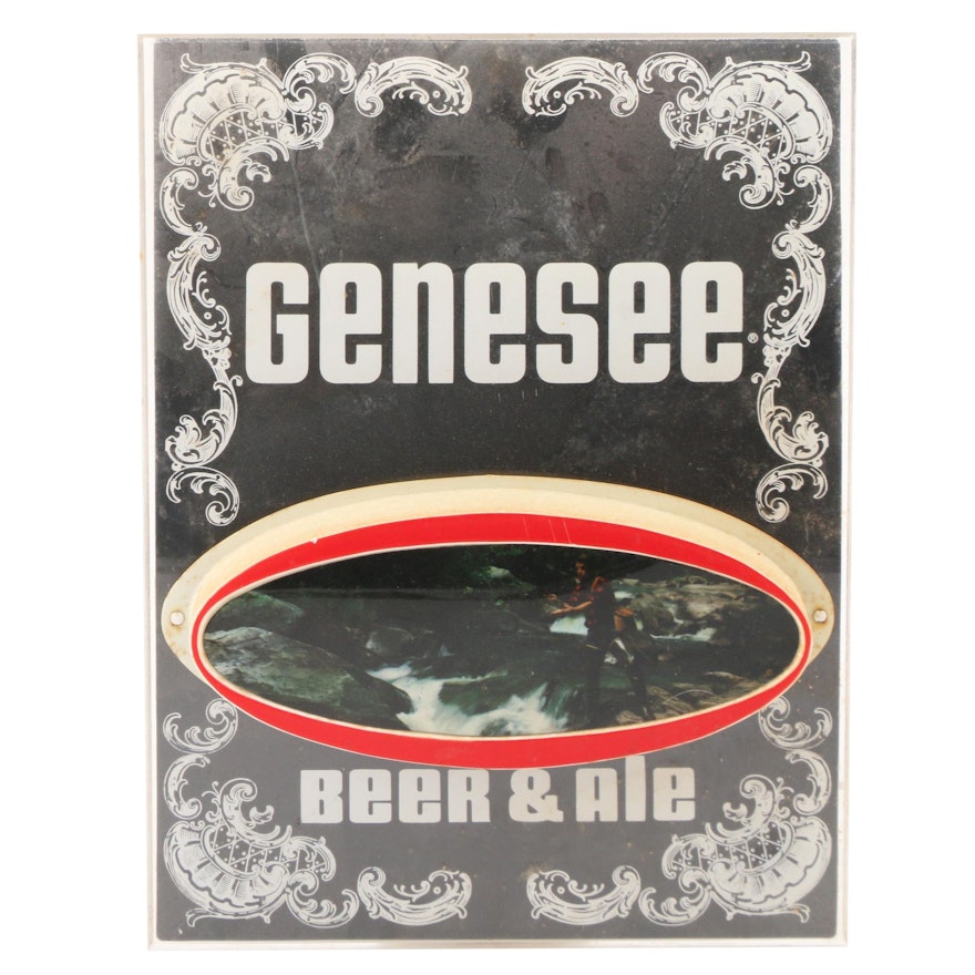 Genesee Beer and Ale Acrylic Illuminating Wall Sign, Late 20th Century