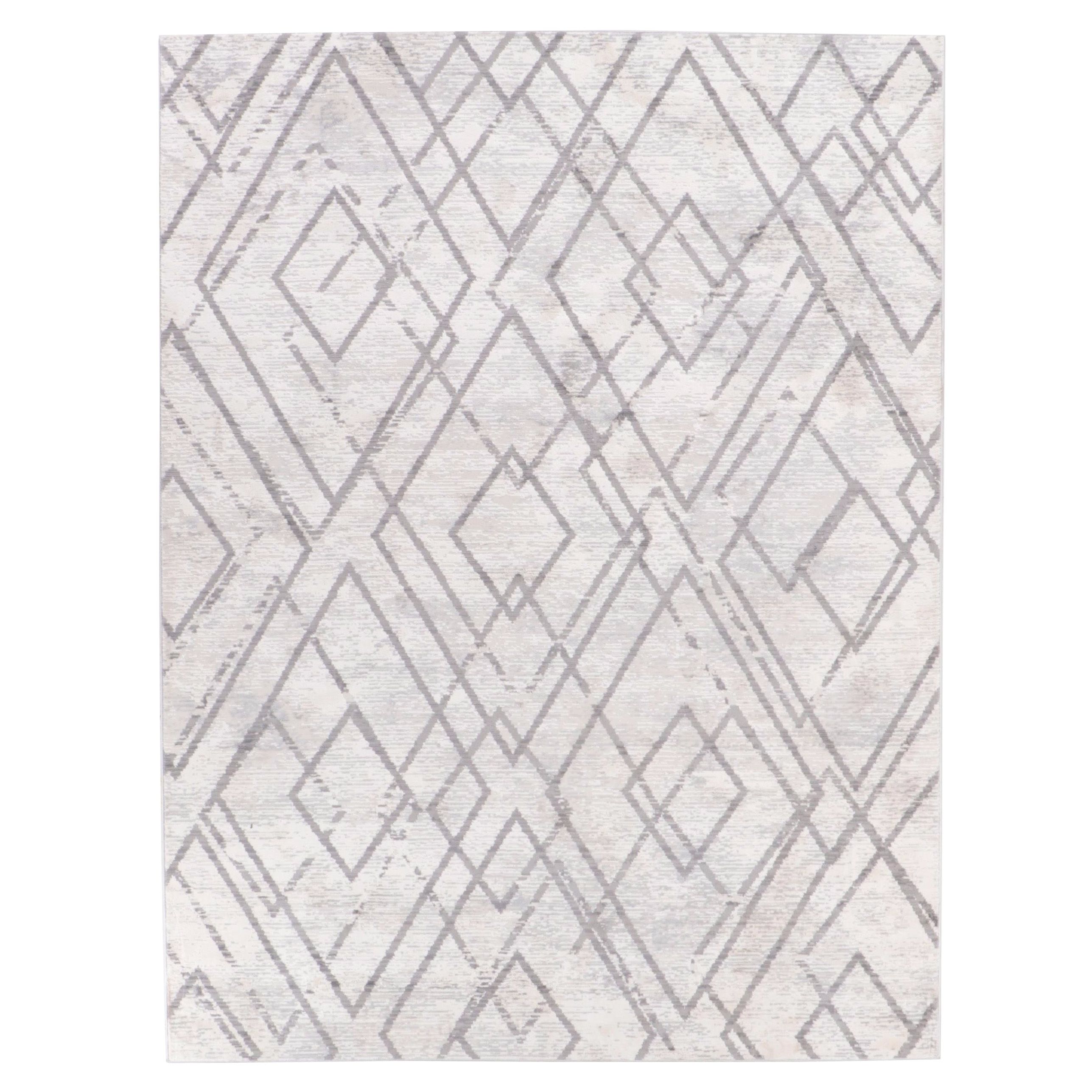 7'11 x 10'2 Machine Made Gertmenian "Brio" Kenton Gray Area Rug EBTH