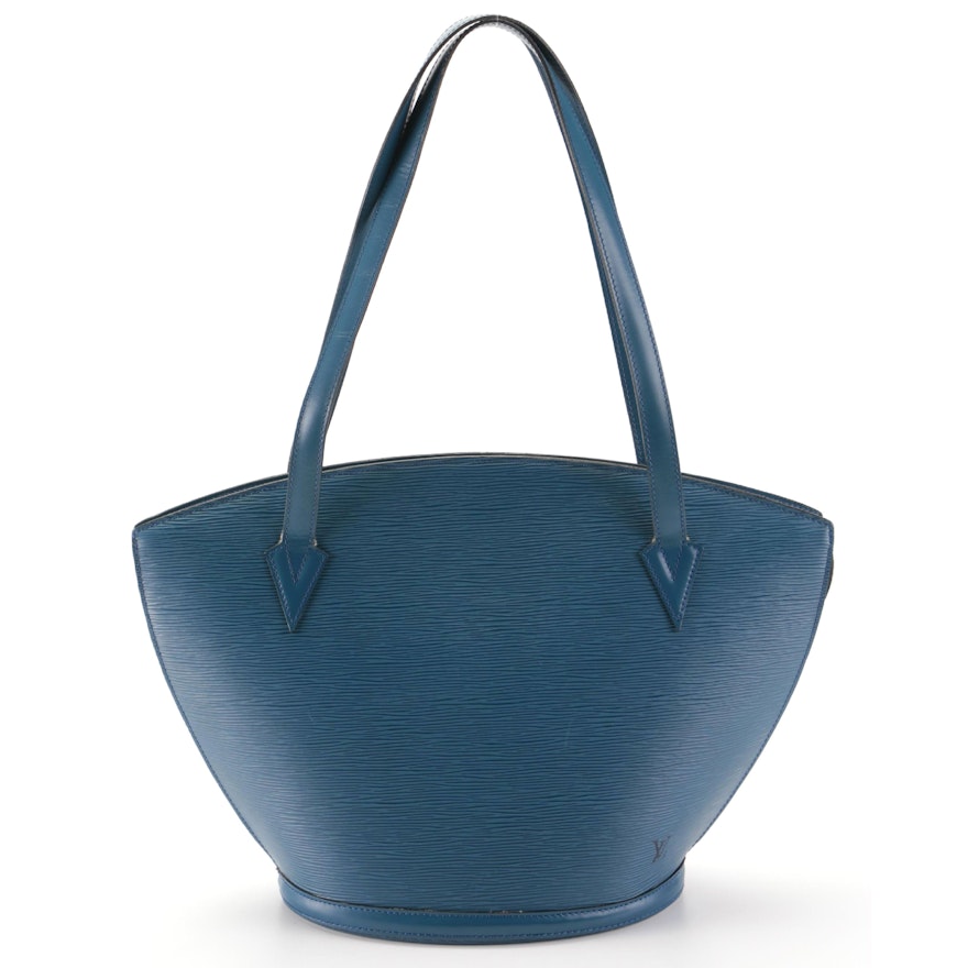 Louis Vuitton Saint Jacques GM Bag in Toledo Blue Epi Leather