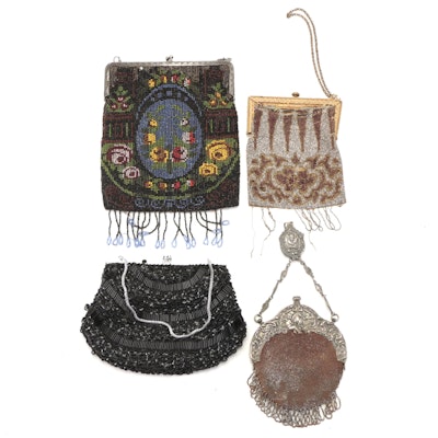 Beaded and Embellished Frame Bags, Early to Mid 20th Century