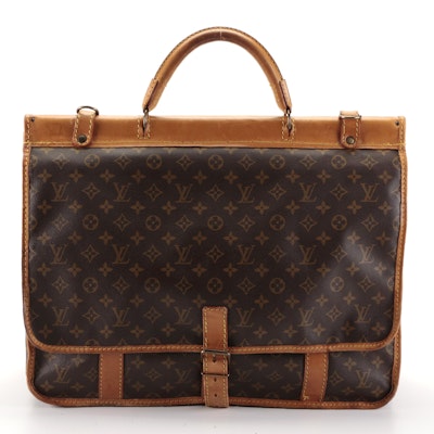 Louis Vuitton Sac Kleber Chasse Travel Bag in Monogram Canvas/Vachetta Leather