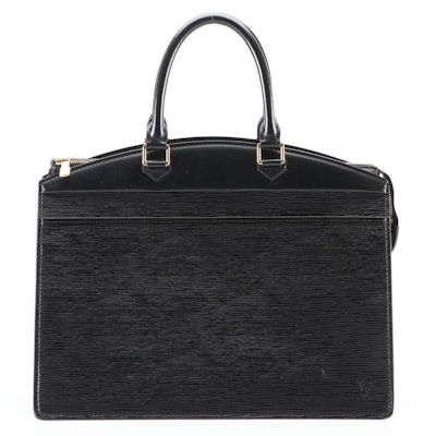 Louis Vuitton Riviera Bag in Black Epi Leather