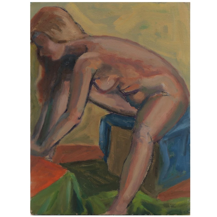 Deborah Miller Oil Painting of Female Nude