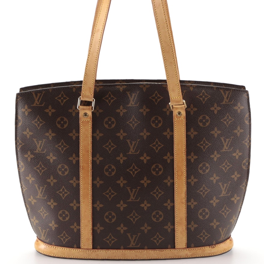 Louis Vuitton Babylone Tote in Monogram Canvas and Vachetta Leather