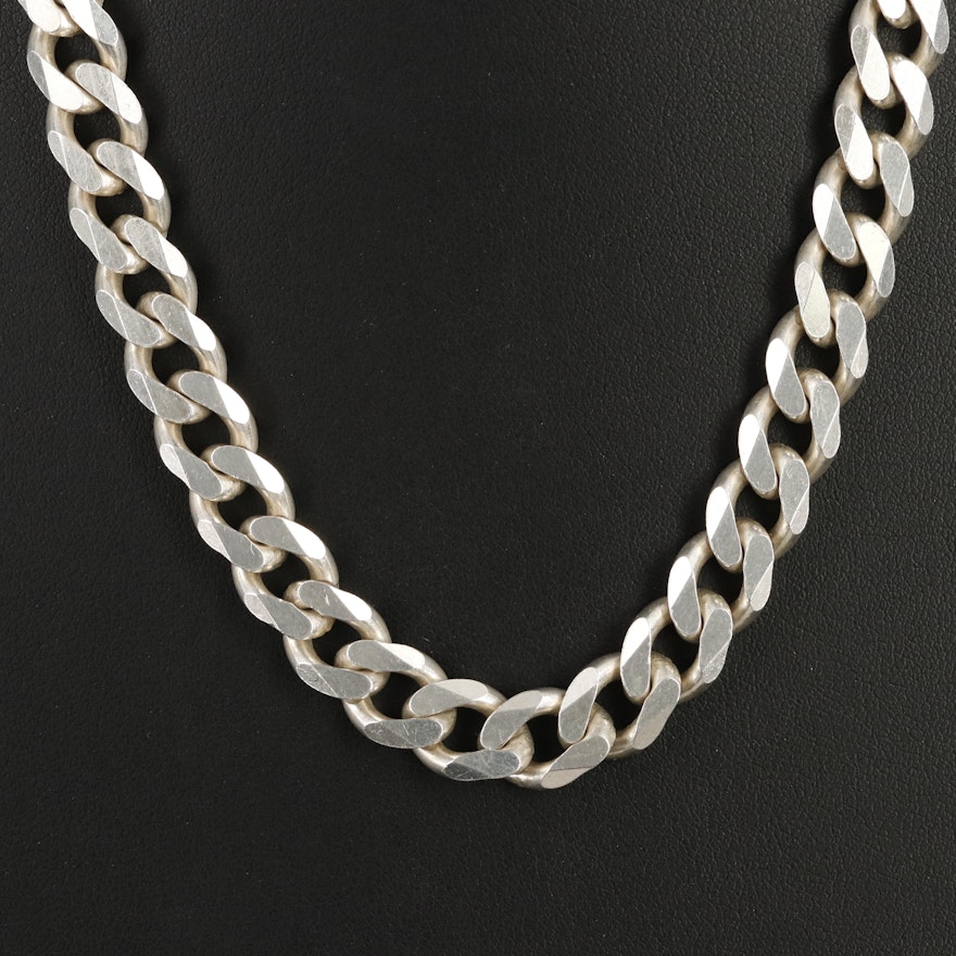 Sterling Curb Chain