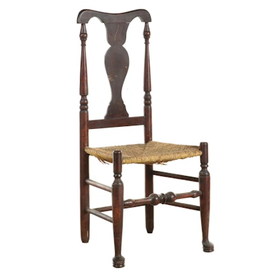 American Queen Anne Side Chair, 18th Century