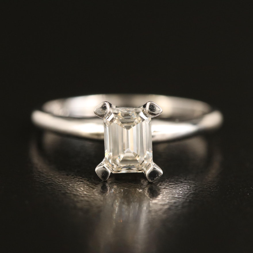 14K 0.78 CT Lab Grown Diamond Solitaire Ring