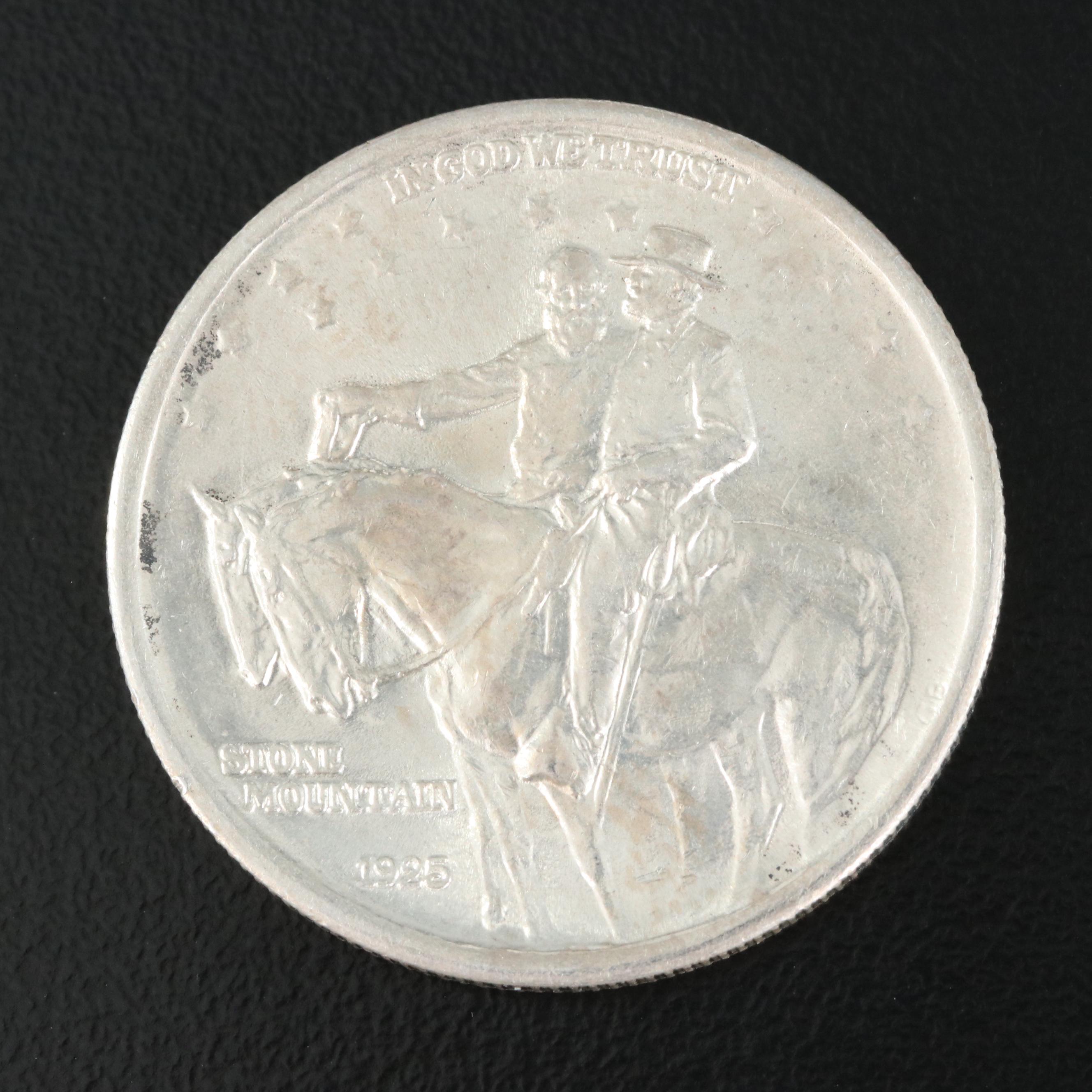 1925 Stone Mountain Commemorative Silver Half Dollar | EBTH