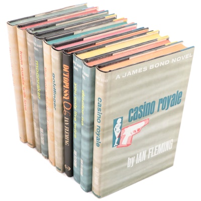 Book Club Edition "Casino Royale" by Ian Fleming and More James Bond Novels