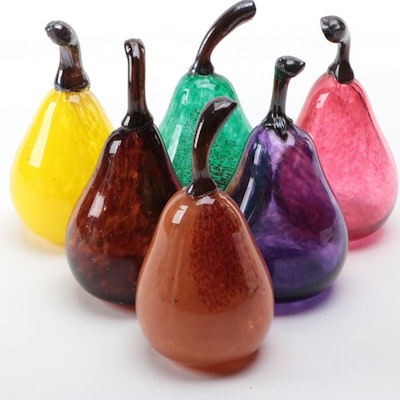 Tracy Weisel Blown Glass Pears