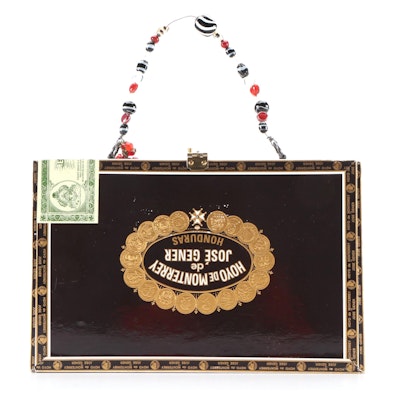 Embellished Marilyn Monroe Themed Cigar Box Purse