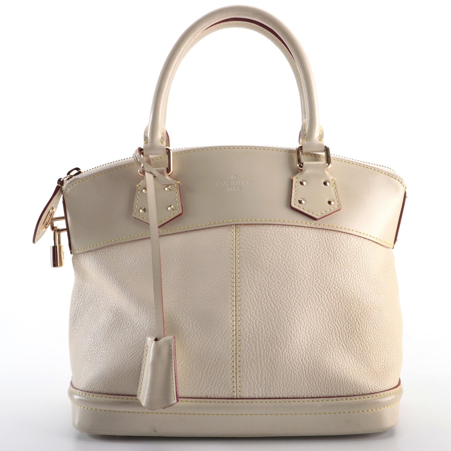 Louis Vuitton Suhali Lockit Leather Handbag