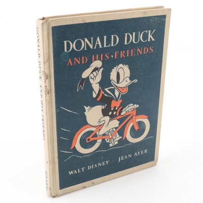 Illustrated First Edition "Donald Duck and His Friends" by Jean Ayer, 1939