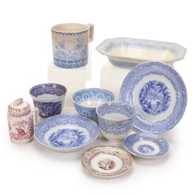 Bourne and Leigh, Wedgwood and Other Blue and White Transferware
