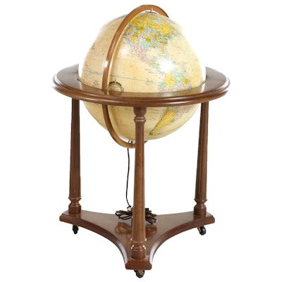 Repogle 16" Heirloom Lighted Globe on Stand