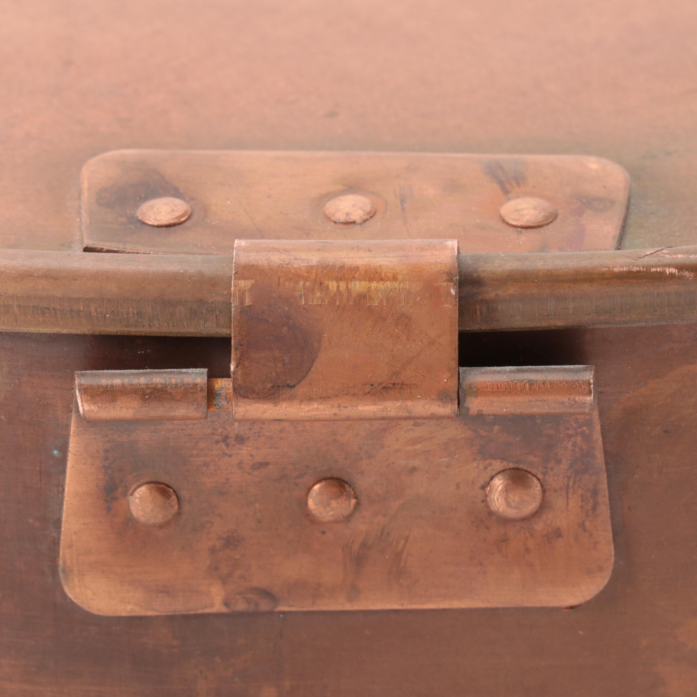 Shaker Oval Cherry Box, Smith & Hawken Turkish Lidded Copper