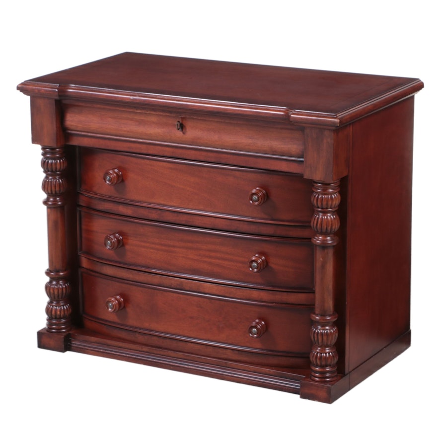 Victorian Style Mahogany Finish Chest of Drawers