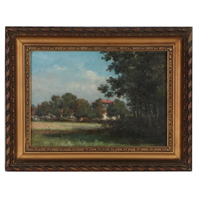 Landscape Oil Painting, 1897