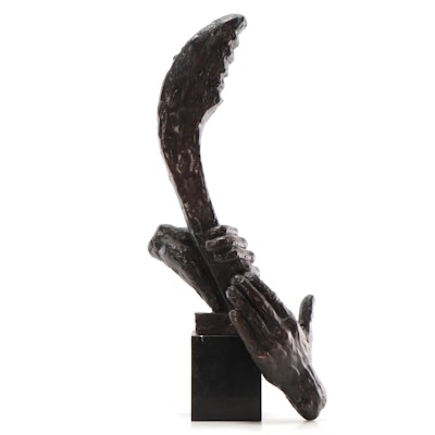 Fredda Brilliant Bronze Sculpture "The Last Outcry"