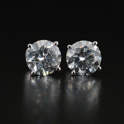 14K 2.74 CTW Lab Grown Diamond Stud Earrings