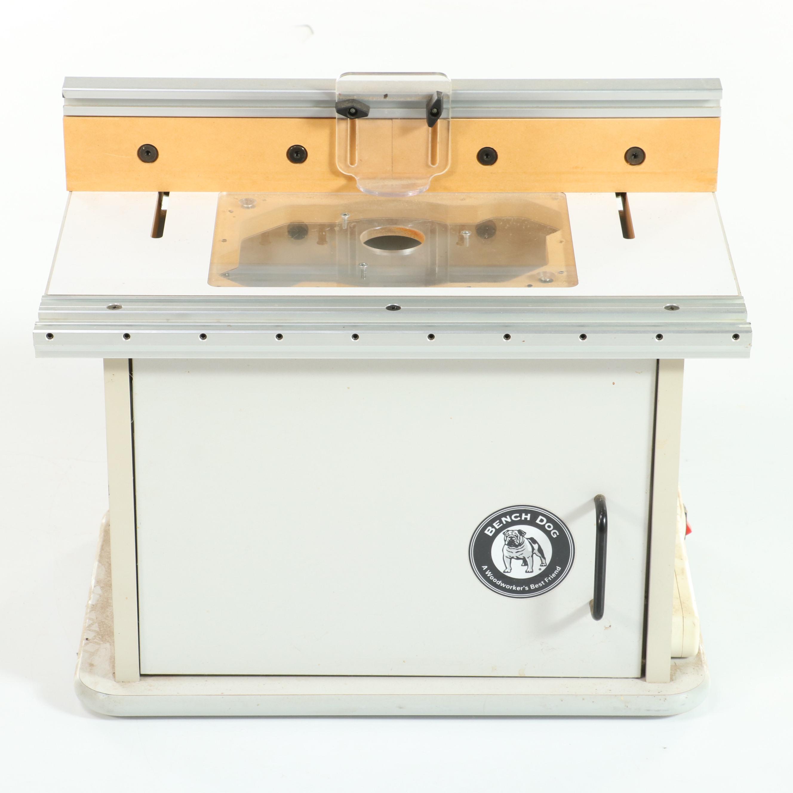 Wood River 10Piece Brass Router Set with Bench EBTH