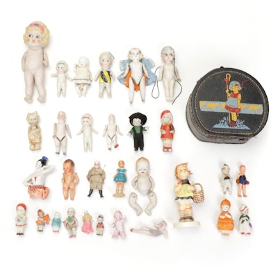 Hummel "Sister Figurine, Snow baby, Bisque Nodder Dolls, and More