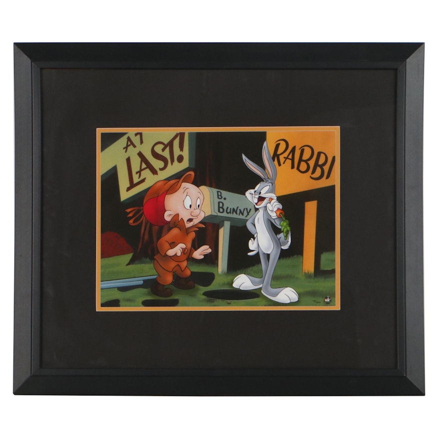 Giclée After Warner Bros. of Bugs Bunny and Elmer Fudd, Late 20th Century