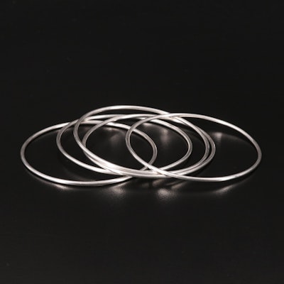 Sterling Stacking Bangles