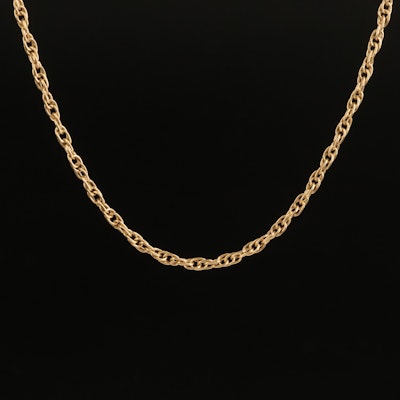 14K Double Cable Chain