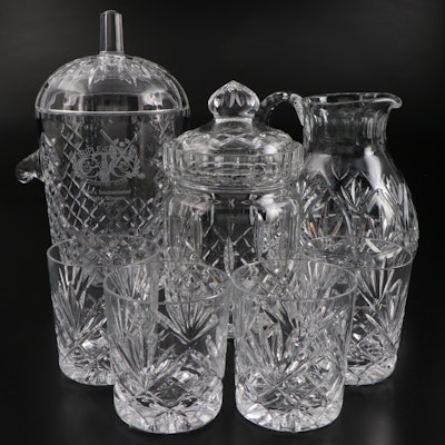 Block "Victoria" Crystal Old Fashioned Glasses with Trophy and Other Accessories