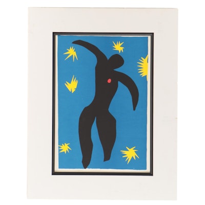 Lithograph After Henri Matisse "Icarus"
