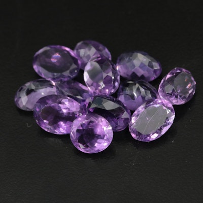 Loose 42.73 CTW Oval Faceted Amethyst