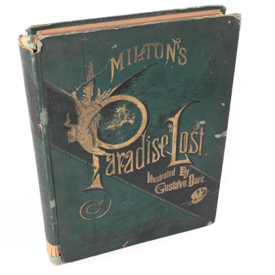 Illustrated "Milton's Paradise Lost" Edited by Robert Vaughan, Late 19th Century
